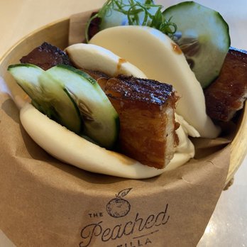 The Peached Tortilla - The BBQ pork bun was good. But I think Heo restaurant did a better job. - Asian Fusion Near Me - Austin, Texas