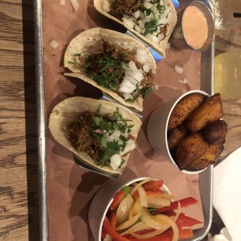 Johnny Tequila's - Shredded beef Tacos with Sweet Plantains and fajita veggies! - Mexican Near Me - Roselle, New Jersey Johnny Tequila's - Shredded beef Tacos with Sweet Plantains and fajita veggies! - Mexican Near Me - Roselle, New Jersey