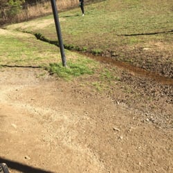 Sandy Springs Dog Park - If your dog is like mine, she'll find the muddy stream on an otherwise dry day!