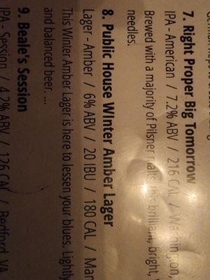 Menu photo 8 Public House Kitchen & Brewery Manassas, VA