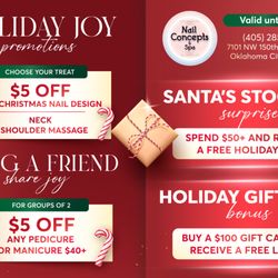 Nail Concepts & Spa - Holiday Beauty Magic At Nail Concepts & Spa!