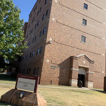Midwestern State University - Street view of McCullogh-Trigg Hall. - Colleges & Universities Near Me - Wichita Falls, Texas