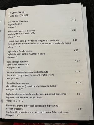 Menu photo 1 La Petite Florence, FI
