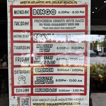 Square Peg Pizzeria - Pizza Near Me - Delray Beach, Florida