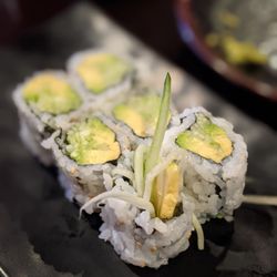 Akame Sushi - Cucumber and avocado rolls