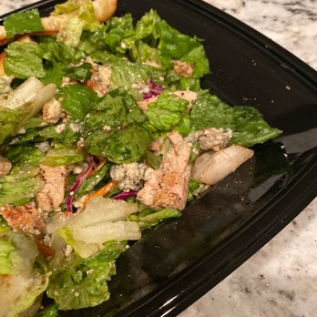 Zaxbys - Heaps of blue cheese, soggy brown lettuce and RAW chicken - Fast Food Near Me - Atlanta, Georgia Zaxbys - Heaps of blue cheese, soggy brown lettuce and RAW chicken - Fast Food Near Me - Atlanta, Georgia