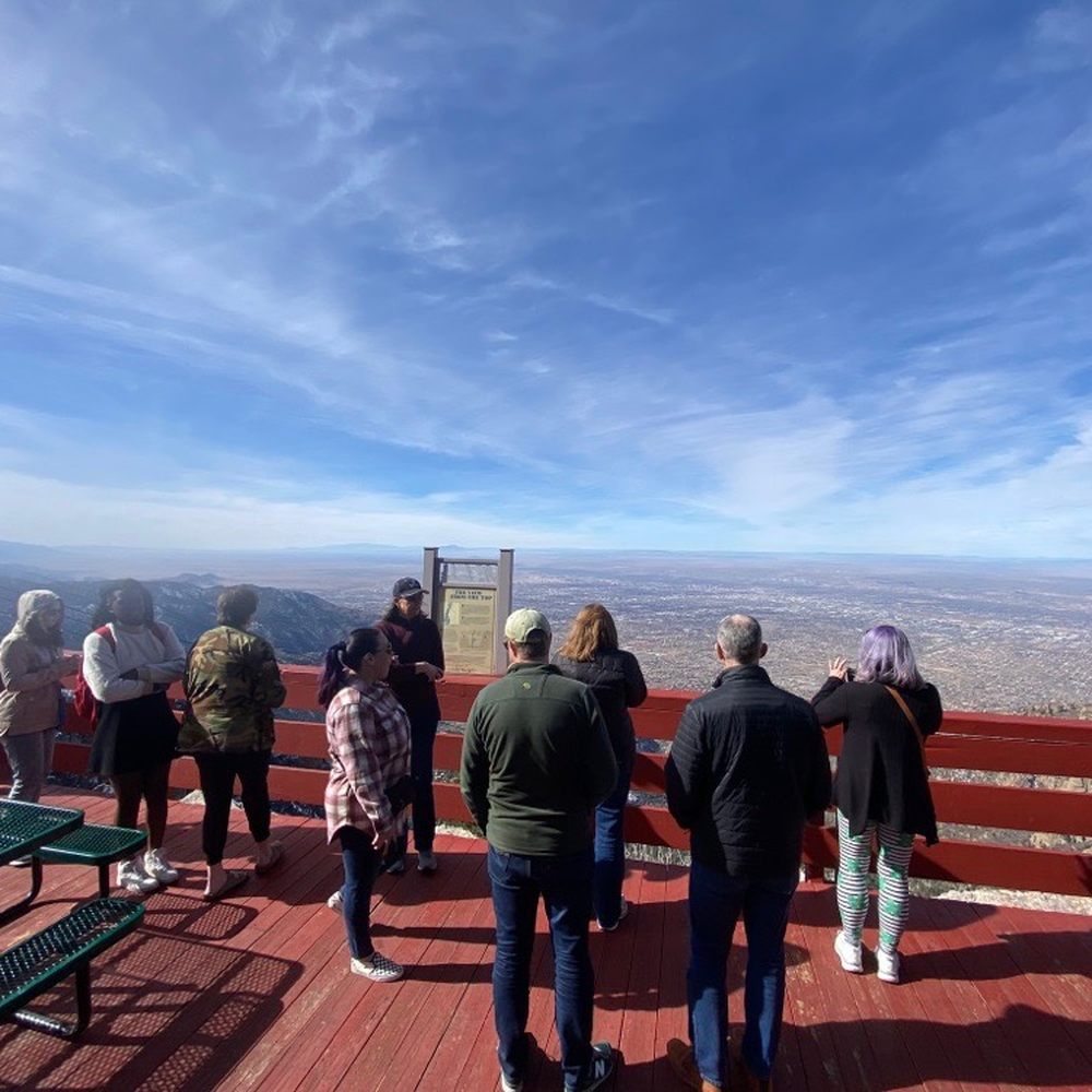 Sandia Peak Tramway - Looking west from the observation deck. - Ski Resorts Near Me - Albuquerque, New Mexico Sandia Peak Tramway - Looking west from the observation deck. - Ski Resorts Near Me - Albuquerque, New Mexico