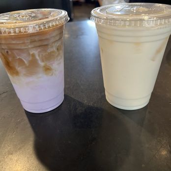 Reverie Coffee Roasters - Ube Lavender latte and ice chai - Coffee & Tea Near Me - Wichita, Kansas Reverie Coffee Roasters - Ube Lavender latte and ice chai - Coffee & Tea Near Me - Wichita, Kansas