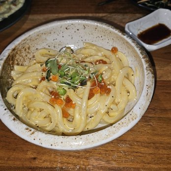 Yokai Tapas and Sake Bar - Creamy Uni Udon - Tapas Bars Near Me - Richmond, British Columbia Yokai Tapas and Sake Bar - Creamy Uni Udon - Tapas Bars Near Me - Richmond, British Columbia