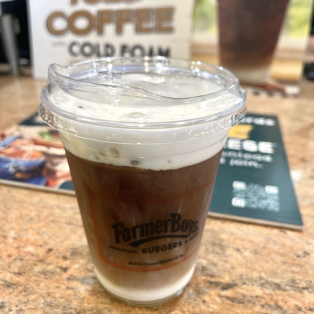 Farmer Boys - Iced Coffee with Vanilla Cold Foam - Breakfast & Brunch Near Me - Irwindale, California Farmer Boys - Iced Coffee with Vanilla Cold Foam - Breakfast & Brunch Near Me - Irwindale, California