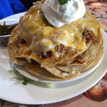 Alfonso's Authentic Mexican Food - Stacked nachos- at first I was thinking, hmmm- it just doesn't seem right. But WOW! Tasty and quite a serving! - Mexican Near Me - Castroville, California