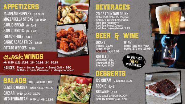 Menu photo 4 El Rincon Pizzeria & Wings Rialto, CA Menu photo 4 El Rincon Pizzeria & Wings Rialto, CA