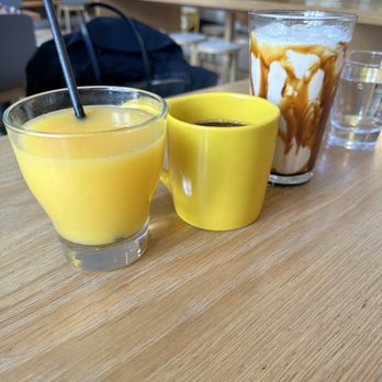 Flipper’s - The bubble tea was just milk with brown sugar syrup - Pancakes Near Me - New York, New York