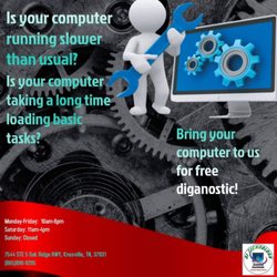 RJ Technology - Is your machine slower than it used to be? Call RJ Technology for a free diagnostic!!!!