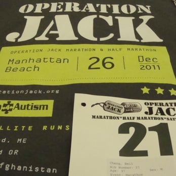 Operation Jack Marathon - 2011 - Races & Competitions Near Me - Los Angeles, California Operation Jack Marathon - 2011 - Races & Competitions Near Me - Los Angeles, California