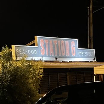 Station 6 - the neon sign for station 6 - Seafood Near Me - Bucktown, Louisiana Station 6 - the neon sign for station 6 - Seafood Near Me - Bucktown, Louisiana