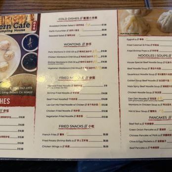 Northern Cafe - Menu - Chinese Near Me - Long Beach, California