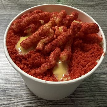 Churrito Loco - Esquite with hot Cheetos - Desserts Near Me - Moreno Valley, California Churrito Loco - Esquite with hot Cheetos - Desserts Near Me - Moreno Valley, California
