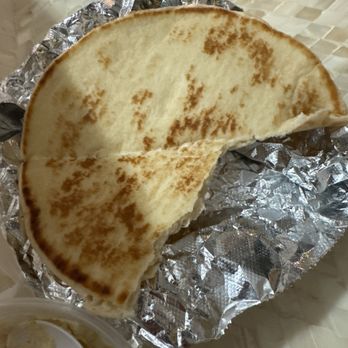 The Gyro Guys - Texture is weird likes pan cake. I've made homemade pita at home. It should rise and be fluffy....somewhat crispy. This is weird. - Mediterranean Near Me - Webster, Texas The Gyro Guys - Texture is weird likes pan cake. I've made homemade pita at home. It should rise and be fluffy....somewhat crispy. This is weird. - Mediterranean Near Me - Webster, Texas