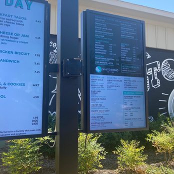 White Rhino Coffee - Drive thru menu - Coffee & Tea Near Me - Arlington, Texas White Rhino Coffee - Drive thru menu - Coffee & Tea Near Me - Arlington, Texas