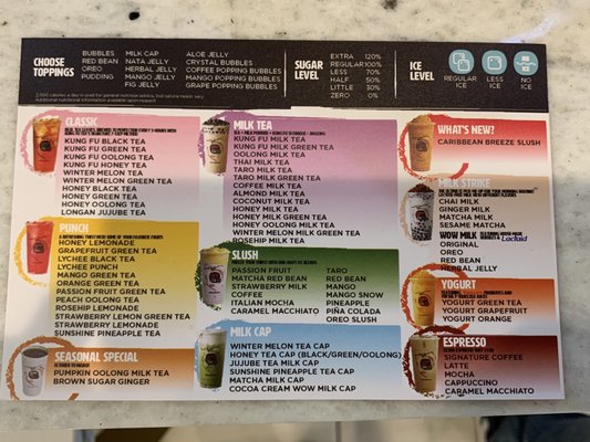 Menu photo 4 Kung Fu Tea Grand Rapids, MI