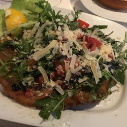 Stella di Mare - Tagesgericht (wechselt!!!): Kalbschnitzel mit Rucola, Tomaten, Parmesan und Balsamicoessig. Genial!