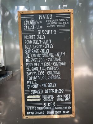 Menu photo 5 Briscuits Austin, TX