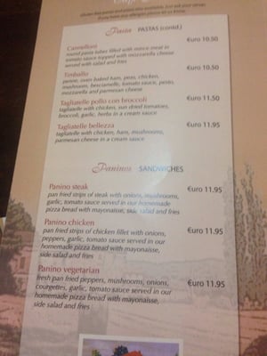 Menu photo 4 Bella Cafe Cork, CO