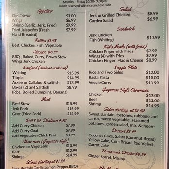 Sylvain's Caribbean Restaurant - Menu March 2025 - Caribbean Near Me - Palm Coast, Florida Sylvain's Caribbean Restaurant - Menu March 2025 - Caribbean Near Me - Palm Coast, Florida