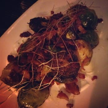 AMBAR Restaurant, Capitol Hill - Brussels sprouts with bacon - Modern European Near Me - Washington, DC, District of Columbia