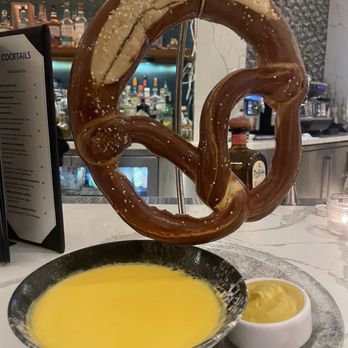 CURRENT Coastal Cuisine - Giant Pretzel - Lounges Near Me - Newport Beach, California