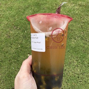 Chun Yang - Passion fruit green tea - Bubble Tea Near Me - Apex, North Carolina Chun Yang - Passion fruit green tea - Bubble Tea Near Me - Apex, North Carolina