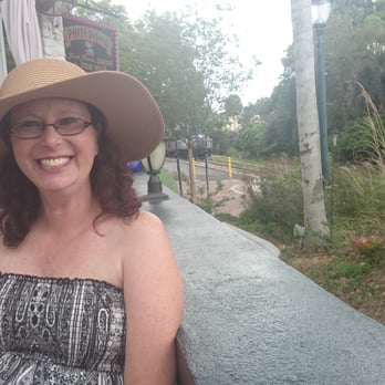Pisces Rising - View with the train in the background. - Seafood Near Me - Mount Dora, Florida