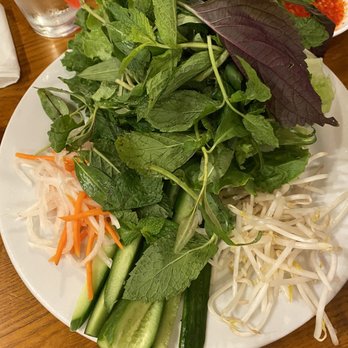 Binh Minh Quan - Greens for the spring rolls - Vietnamese Near Me - Oakland, California Binh Minh Quan - Greens for the spring rolls - Vietnamese Near Me - Oakland, California