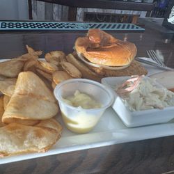 All Inn Pub & Grub - Pork Tenderloin with Chips