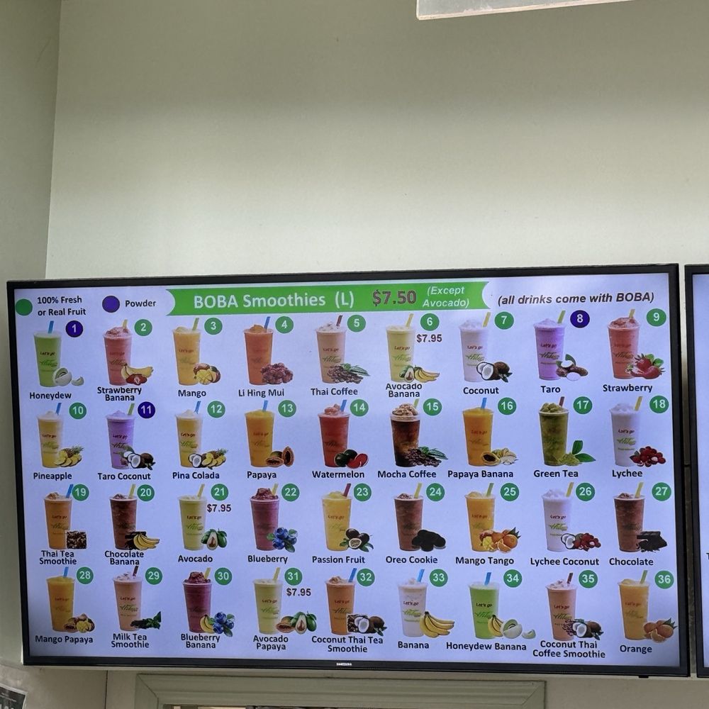 Hi Tea Cafe - Menu - Bubble Tea Near Me - Kahului, Hawaii