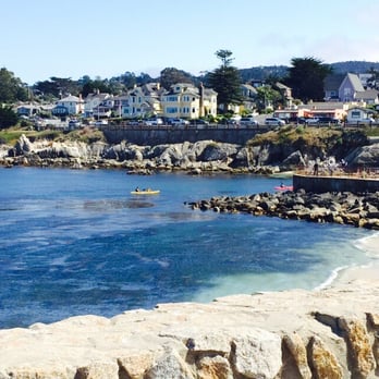 Lovers Point Park - Sitting on a bench and relaxing - Parks Near Me - Pacific Grove, California Lovers Point Park - Sitting on a bench and relaxing - Parks Near Me - Pacific Grove, California