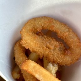 Onion Rings and French Fries