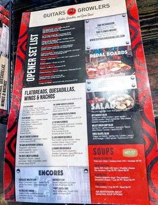 Menu photo 2 Guitars & Growlers Richardson, TX Menu photo 2 Guitars & Growlers Richardson, TX