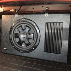 Sound Connection - Amplified 10" sub/box added to a factory radio