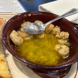 Lunch time! Starting with some scampi Lunch time! Starting with some scampi