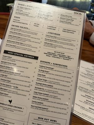 Menu photo 4 Doc B's Restaurant + Bar Austin, TX