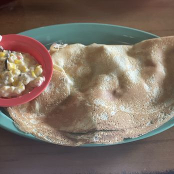 Firefly Cafe - Parisian crepe with Firefly creamed corn - Cafes Near Me - New Bern, North Carolina Firefly Cafe - Parisian crepe with Firefly creamed corn - Cafes Near Me - New Bern, North Carolina