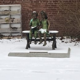 Garden in winter Garden in winter