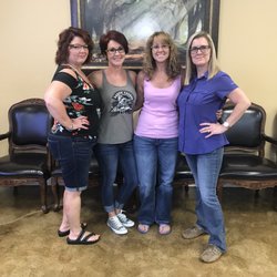 Fifth Street Barber Shop - Pictured from left to right. Jaymi, Ashley, Trish and Mary