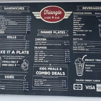 Triangle Dairy Bar - Menu 7.6.22 - Ice Cream & Frozen Yogurt Near Me - Whitefield, New Hampshire Triangle Dairy Bar - Menu 7.6.22 - Ice Cream & Frozen Yogurt Near Me - Whitefield, New Hampshire