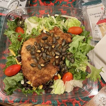 Chick-fil-A - Supposed to be Southwest chicken Salad, wrong chicken and greens were "old"! - Fast Food Near Me - Escondido, California