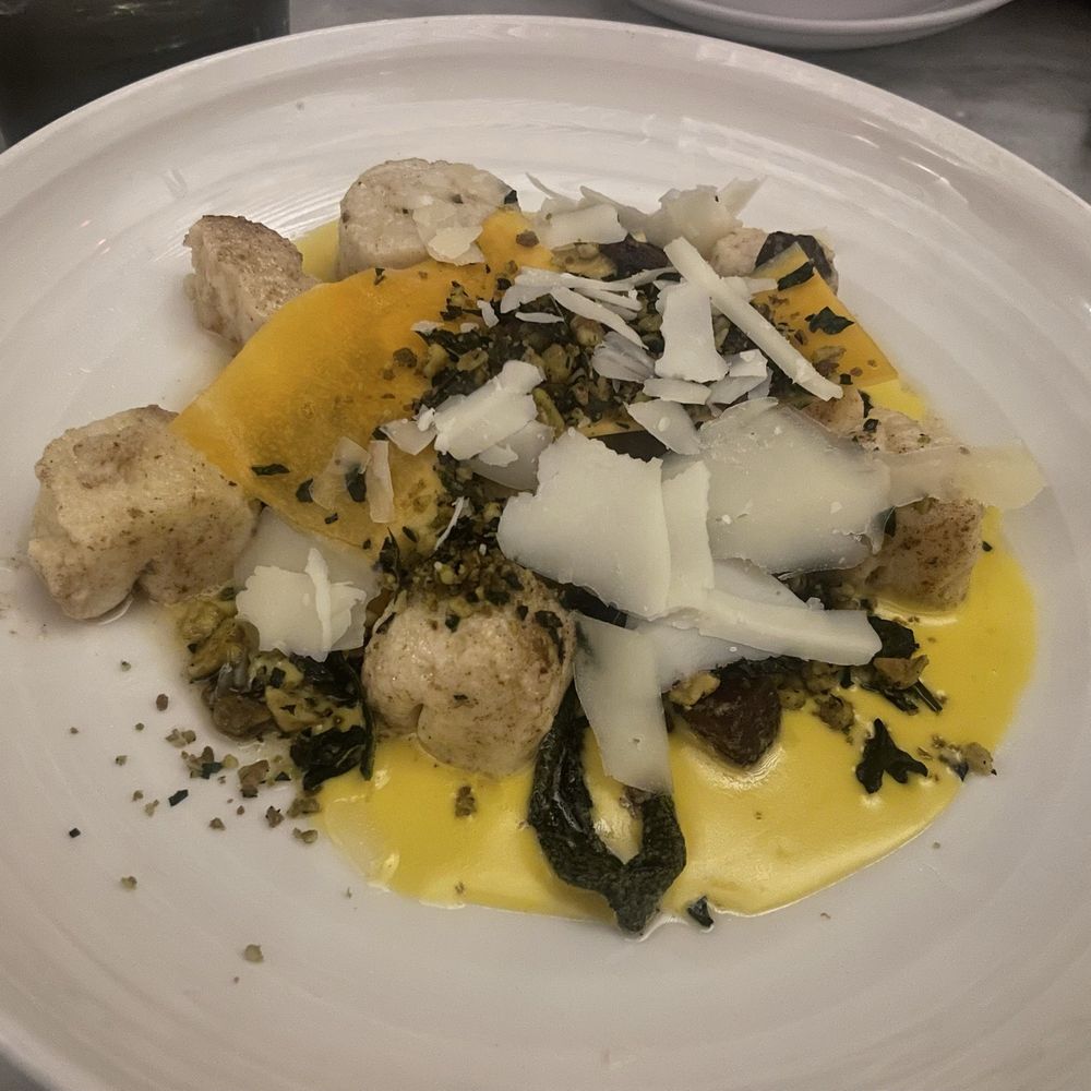 SRV Boston - Ricotta Gnocchi. Our fave! So fluffy and yummy. It had a bit of sweetness to it. - Italian Near Me - Boston, Massachusetts SRV Boston - Ricotta Gnocchi. Our fave! So fluffy and yummy. It had a bit of sweetness to it. - Italian Near Me - Boston, Massachusetts