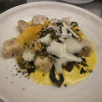 SRV Boston - Ricotta Gnocchi. Our fave! So fluffy and yummy. It had a bit of sweetness to it. - Italian Near Me - Boston, Massachusetts SRV Boston - Ricotta Gnocchi. Our fave! So fluffy and yummy. It had a bit of sweetness to it. - Italian Near Me - Boston, Massachusetts
