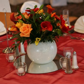 Kathy's Florist - Reception centerpieces. We wanted them low and small so the guests could see each other and talk. She made amazing - Florists Near Me - Fort Lauderdale, Florida Kathy's Florist - Reception centerpieces. We wanted them low and small so the guests could see each other and talk. She made amazing - Florists Near Me - Fort Lauderdale, Florida